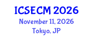 International Conference on Structural Engineering, Construction and Management (ICSECM) November 11, 2026 - Tokyo, Japan