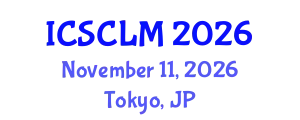 International Conference on Supply Chain and Logistics Management (ICSCLM) November 11, 2026 - Tokyo, Japan