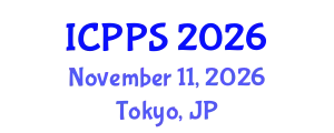International Conference on Pharmacy and Pharmacological Sciences (ICPPS) November 11, 2026 - Tokyo, Japan