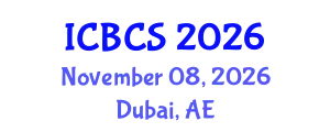International Conference on Biological and Chemical Sciences (ICBCS) November 08, 2026 - Dubai, United Arab Emirates