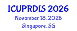 International Conference on Urban Planning, Regional Development and Information Society (ICUPRDIS) November 18, 2026 - Singapore, Singapore