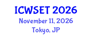 International Conference on Women in Science, Engineering and Technology (ICWSET) November 11, 2026 - Tokyo, Japan
