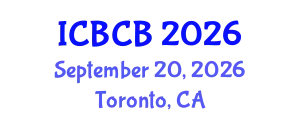 International Conference on Bioinformatics and Computational Biology (ICBCB) September 20, 2026 - Toronto, Canada