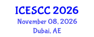 International Conference on Earth Science and Climate Change (ICESCC) November 08, 2026 - Dubai, United Arab Emirates