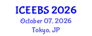 International Conference on Ecological, Environmental and Biological Sciences (ICEEBS) October 07, 2026 - Tokyo, Japan