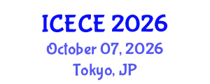International Conference on Electronics and Communication Engineering (ICECE) October 07, 2026 - Tokyo, Japan