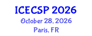 International Conference on Electronics, Control and Signal Processing (ICECSP) October 28, 2026 - Paris, France