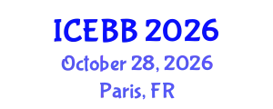 International Conference on Emerging Biosensors and Biotechnology (ICEBB) October 28, 2026 - Paris, France