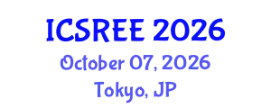 International Conference on Sustainable and Renewable Energy Engineering (ICSREE) October 07, 2026 - Tokyo, Japan