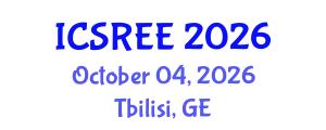 International Conference on Sustainable and Renewable Energy Engineering (ICSREE) October 04, 2026 - Tbilisi, Georgia