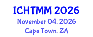 International Conference on Hospitality, Tourism Marketing and Management (ICHTMM) November 04, 2026 - Cape Town, South Africa