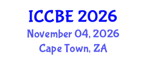International Conference on Civil and Building Engineering (ICCBE) November 04, 2026 - Cape Town, South Africa