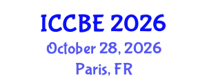 International Conference on Civil and Building Engineering (ICCBE) October 28, 2026 - Paris, France