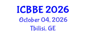 International Conference on Biophysical and Biomedical Engineering (ICBBE) October 04, 2026 - Tbilisi, Georgia