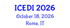 International Conference on Equality, Diversity and Inclusion (ICEDI) October 18, 2026 - Rome, Italy