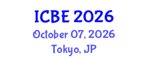 International Conference on Biomedical Engineering (ICBE) October 07, 2026 - Tokyo, Japan