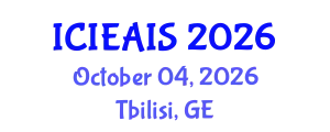 International Conference on Industrial, Engineering and Applied Intelligent Systems (ICIEAIS) October 04, 2026 - Tbilisi, Georgia