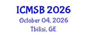 International Conference on Mathematics, Statistics and Biostatistics (ICMSB) October 04, 2026 - Tbilisi, Georgia