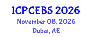 International Conference on Psychology, Cognitive, Education and Behavioral Sciences (ICPCEBS) November 08, 2026 - Dubai, United Arab Emirates