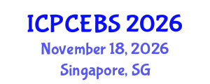 International Conference on Psychology, Cognitive, Education and Behavioral Sciences (ICPCEBS) November 18, 2026 - Singapore, Singapore