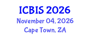International Conference on Business Information Systems (ICBIS) November 04, 2026 - Cape Town, South Africa