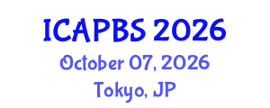 International Conference on Applied Psychology and Behavioral Sciences (ICAPBS) October 07, 2026 - Tokyo, Japan