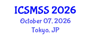 International Conference on Sport Medicine and Sport Science (ICSMSS) October 07, 2026 - Tokyo, Japan