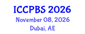 International Conference on Cognitive, Psychological and Behavioral Sciences (ICCPBS) November 08, 2026 - Dubai, United Arab Emirates