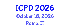 International Conference on Population and Development (ICPD) October 18, 2026 - Rome, Italy