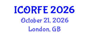 International Conference on Operations Research and Financial Engineering (ICORFE) October 21, 2026 - London, United Kingdom