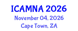 International Conference on Applied Mathematics and Numerical Analysis (ICAMNA) November 04, 2026 - Cape Town, South Africa