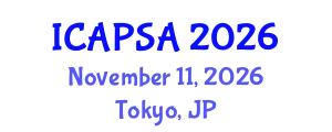 International Conference on Atomic Physics, Systems and Applications (ICAPSA) November 11, 2026 - Tokyo, Japan