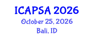 International Conference on Atomic Physics, Systems and Applications (ICAPSA) October 25, 2026 - Bali, Indonesia