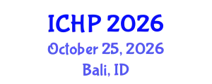 International Conference on Hadron Physics (ICHP) October 25, 2026 - Bali, Indonesia