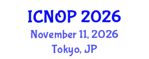 International Conference on Nanotechnology, Optoelectronics and Photonics (ICNOP) November 11, 2026 - Tokyo, Japan