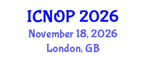 International Conference on Nanotechnology, Optoelectronics and Photonics (ICNOP) November 18, 2026 - London, United Kingdom