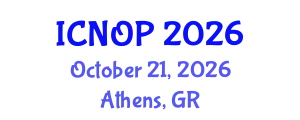 International Conference on Nanotechnology, Optoelectronics and Photonics (ICNOP) October 21, 2026 - Athens, Greece
