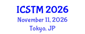 International Conference on Sustainable Tourism Management (ICSTM) November 11, 2026 - Tokyo, Japan