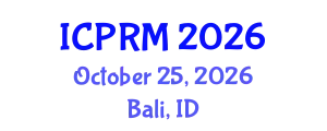 International Conference on Pulmonary and Respiratory Medicine (ICPRM) October 25, 2026 - Bali, Indonesia