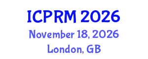 International Conference on Pulmonary and Respiratory Medicine (ICPRM) November 18, 2026 - London, United Kingdom
