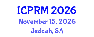 International Conference on Pulmonary and Respiratory Medicine (ICPRM) November 15, 2026 - Jeddah, Saudi Arabia