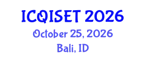 International Conference on Quantum Information Science, Engineering and Technology (ICQISET) October 25, 2026 - Bali, Indonesia