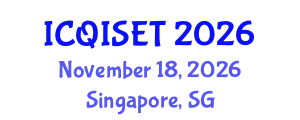 International Conference on Quantum Information Science, Engineering and Technology (ICQISET) November 18, 2026 - Singapore, Singapore