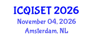 International Conference on Quantum Information Science, Engineering and Technology (ICQISET) November 04, 2026 - Amsterdam, Netherlands