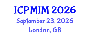 International Conference on Preventive Medicine and Integrative Medicine (ICPMIM) September 23, 2026 - London, United Kingdom