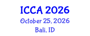 International Conference on Control and Automation (ICCA) October 25, 2026 - Bali, Indonesia