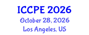 International Conference on Chemical and Process Engineering (ICCPE) October 28, 2026 - Los Angeles, United States