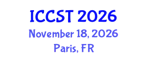 International Conference on Computer Science and Technology (ICCST) November 18, 2026 - Paris, France