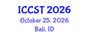 International Conference on Computer Science and Technology (ICCST) October 25, 2026 - Bali, Indonesia