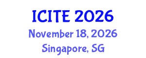 International Conference on Information Technology and Engineering (ICITE) November 18, 2026 - Singapore, Singapore